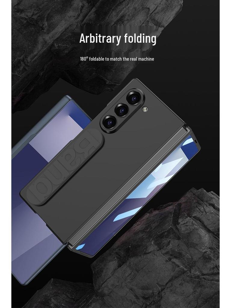 Samsung Z Fold7 Wrist Strap Protective Case with Integrated Film