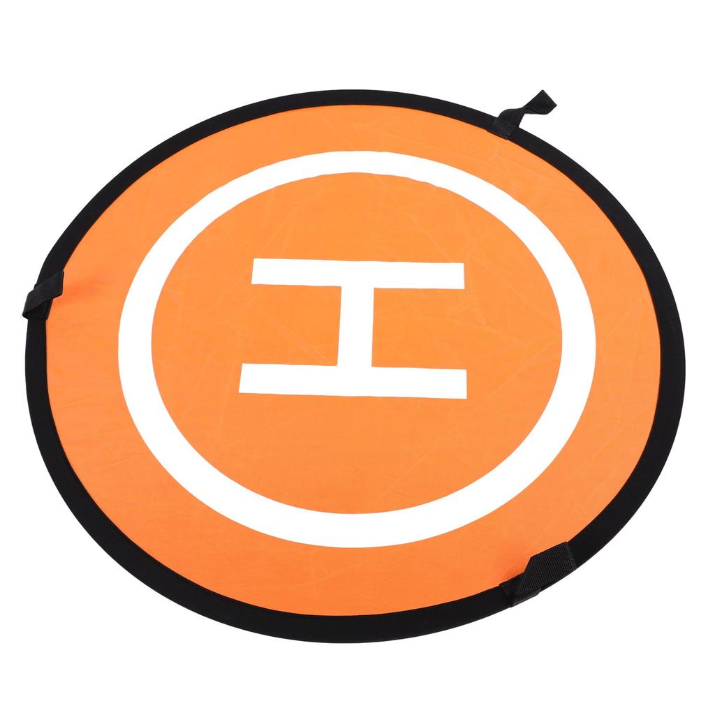 75cm Diameter Double Sided RC Drones Landing Pad Nylon Orange Blue Foldable Universal Aircraft