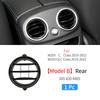 For Mercedes W205 W253 Car Front Rear Console Central Air Conditioner AC Vent Grille For Benz C GLC Class C180 C200 C260 GLC300