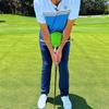 Golf Swing Training Aid Adjustable Buckle Tool for Posture Correction and Smooth Swing Practice Indoors Outdoors