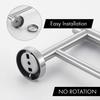 SUS 304 Stainless Steel Wall Mount Towel Holder Household Double Towel Rod Bathroom Rustproof Towel Rack