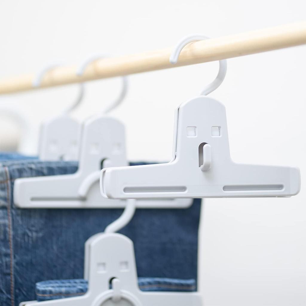 Shinko Hanger Mono Closet Easy Clipper Clothes Set of Made in Suitable for hanging bath and Durable and prevents clothes from losing their Ideal for