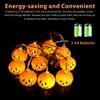 10/20/40led Halloween Pumpkin String Lights Energy-saving Hanging Lantern Lamp For Home Party