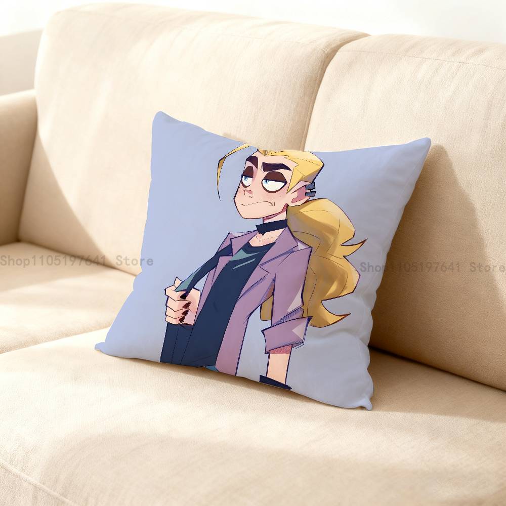 Cool Art Metal Family Dee Pillow Case For Sofa Decor Car Office Room Printing Cushion Cover Decorations And Protector