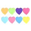 Heart Shape Notepads 240 Sheets Assorted Color Adhesive Note Reminder On Planner Journal Fridge School Office Supplies