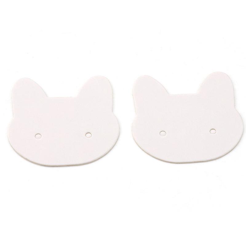 Kraft Paper Jewelry Card for Earrings and Necklaces - 2.5x3.5cm