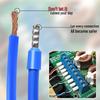 Electrician's Tube and Pin Terminal Crimping Pliers with Cold-Pressed Wire Functionality