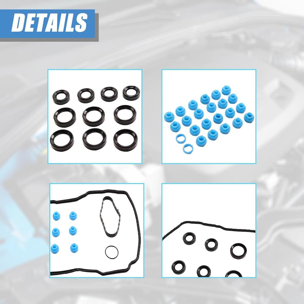 VS50879R Valve Cover Gasket For 2013-2014 Ford F150 3.5L V6 Ecoboost, Expedition 2015-, Transit 150 250 350 2015-, Lincoln Navigator 2015-2017,3.5L