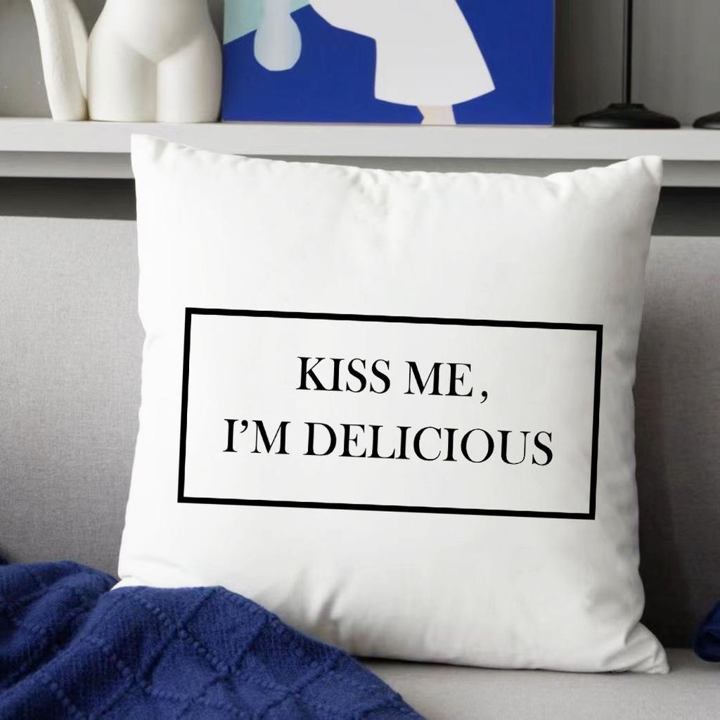 Ins Nordic Geometry Black and White Pillowcase Light Luxury Home Sofa Cushion Cover Living Room Bedroom Pillow Cover