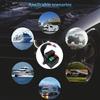6-way with 2 relay boxes,car 12V fuse box, 2 4-pin 80A relays and 6 ATCATO fuse holders, suitable for cars, RVs, ships, etc