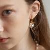 TATIANA Honey Bee Pearl Surgical Ring Earring_EC1674