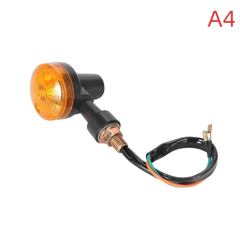 

1Pcs Led Motorcycle Turn Signal Light Indicator Lamp 12V Turn Indicator Light Blinker Signer Bike Motorcycle Accessories Black Yellow