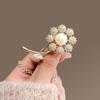 Dandelion Pearl Anti-glare Brooch for Women High-end Corsage Pin Coat Accessory