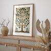 Art Blossoming Tree Bohemian Poster Canvas Print Painting Study Studio Living Room Home Decor Indian of Life Vintage Folk