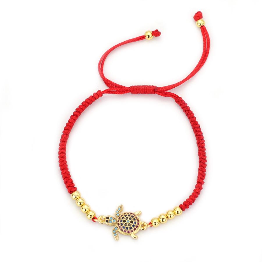 

Noter New Luxury Turtle Bracelet Men Women Handmade Weaven Adjustable Lucky Black Red String Braslet Distance Couple Braclet красный