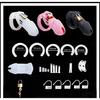 Men's Silicone Chastity Lock Transparent Chastity Lock To Prevent Cheating and Masturbation SM Sex Toys Chastity Lock for Men