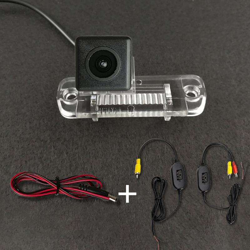 Wireless Car CCD Rear Camera Fisheye 4 8 12 Led Dynamic For Benz SLK Class R171 R350 R500 ML350 W203 W211 B200 A160 W219