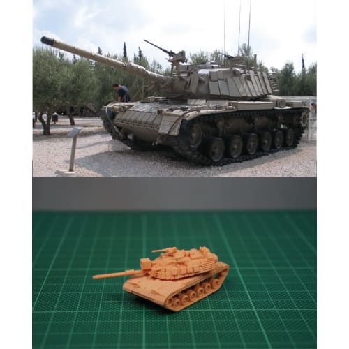 Generic 1/144 IDF M60 Magach6 Main Battle Tank (fine detail) Resin Kit