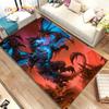 World of Warcraft, WOW, Game Gamer-Bereichsteppich, Teppichteppich für Wohnzimmer, Schlafzimmer, Sofa, Fußmatte, Dekoration, rutschfeste Kinder-Bodenmatte, 3D