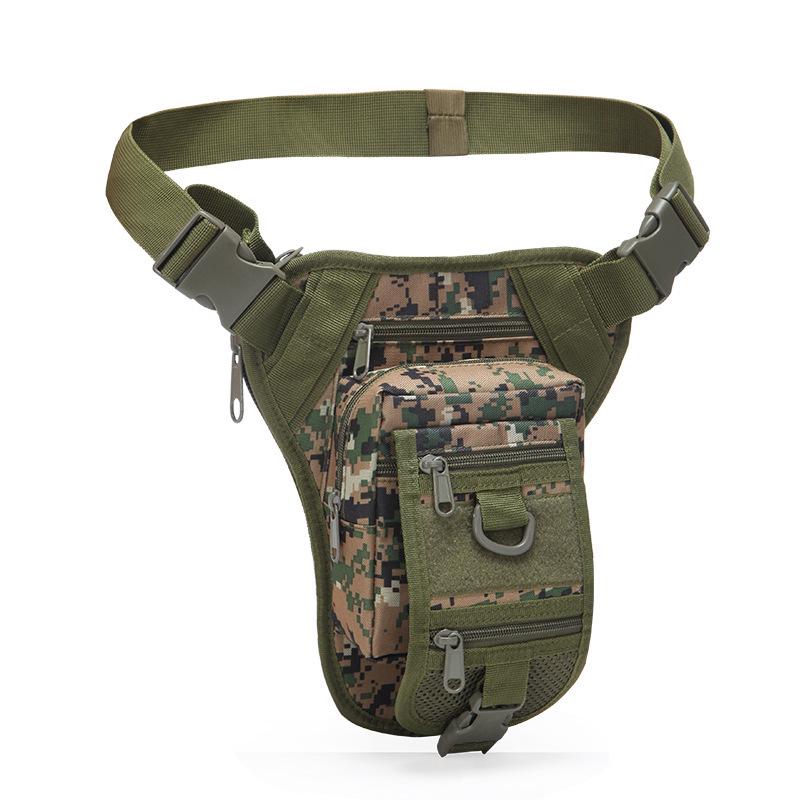 Waterproof Camouflage Tactical Leg & Waist Pack for Men and Women - Outdoor Sports & Mountaineering Bag