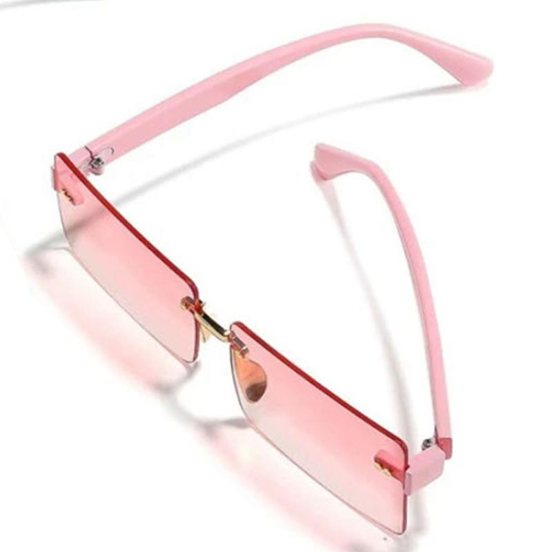 

1/2PCS Frameless Sunglasses For Women s Sunglasses New High-end And Fashionable Ocean Piece Cutting Edges 6669