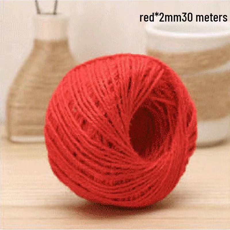 Valentine's Day Cake Decoration Kit: Jute Twine, Bouquet Flowers, Edging Ribbon