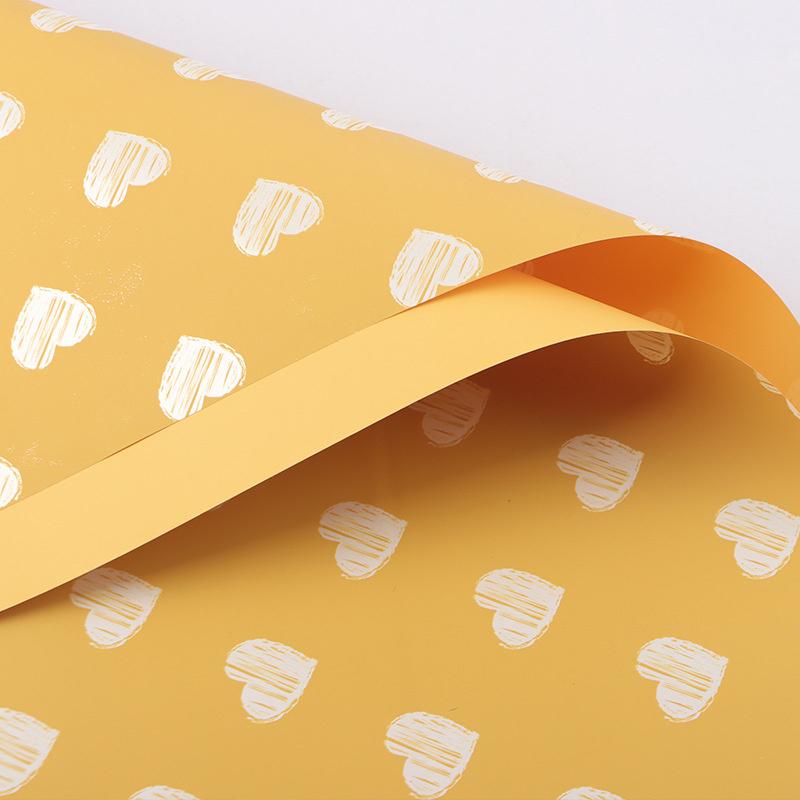 20Pcs Waterproof Floral Wrapping Paper Double Sided Elegant Letter Printed Bouquet Packing Material Bouquet Wrapping Paper