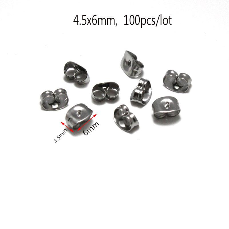 20pcs DIY Earrings Making Materials Stainless Steel Earring Stud Posts Earrings Base Connectors for Jewelry Making Accessories