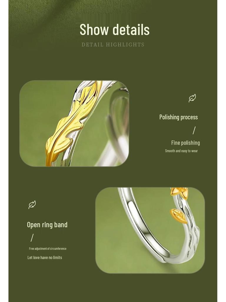 Oak & Kapok Couples' Rings: 925 Sterling Silver Matching Rings for Men & Women - Perfect Birthday Gift for Your Girlfriend or Boyfriend.