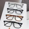 New Ultralight Square Photochromic Myopia Glasses Women Men Business Style Eyeglasses Outdoor Color Changing Near Sight Glasses