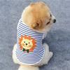 Cartoon Dog Clothes Soft Small Dogs Pullovers Cute Kitten T-shirts  for Small Medium Dog