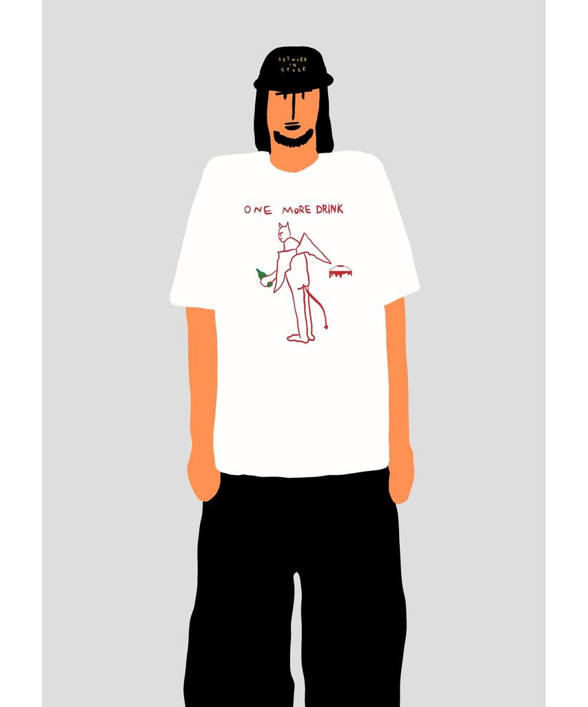 Junsio White Drink T-Shirt