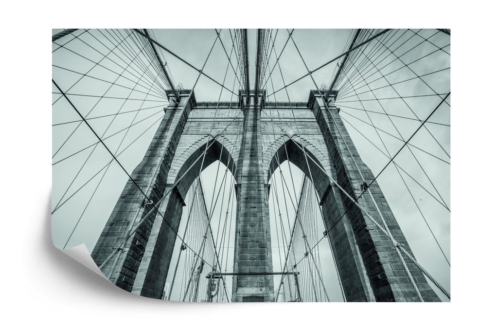 Photomural Brooklyn Bridge Washable Fleece 180x120