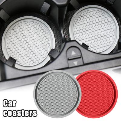 Auto Tasse Matte Anti Slip Tasse Matte Eingebettet Tasse Matte Auto Zubehör Innen Zubehör Auto Dekorationen E0N3