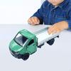 Alloy Toy Truck Model for Kids with Pullback Mechanism, Opening Doors, Portable, Lightweight,