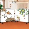 6 Sizes Cartoon Printed Radiator Dust Cover Household Oil Tin Dust Cover Heater Dust Cover Fabric Electric Heating