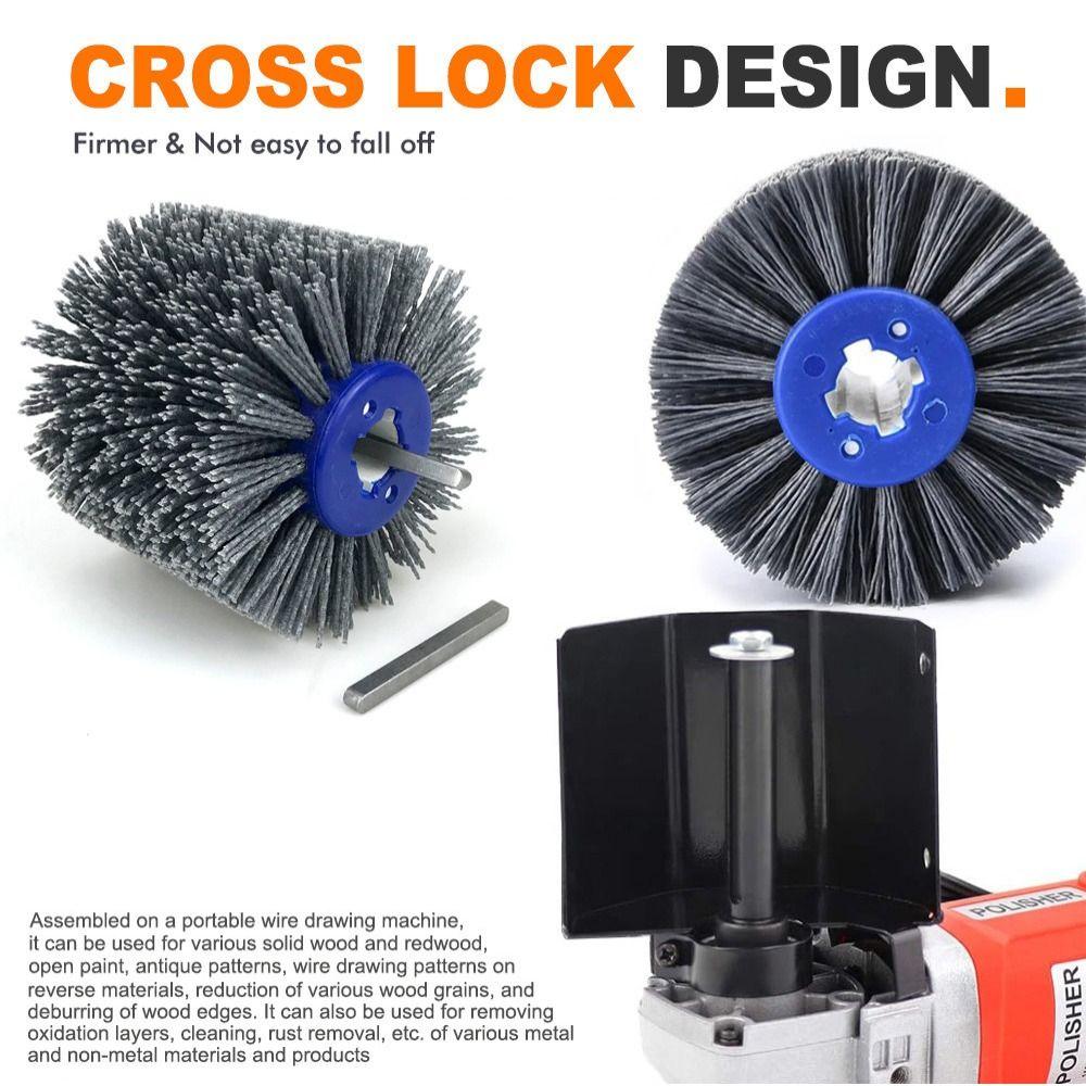 Polishing Burnishing Polishing Machine Part Multifunctional Nylon Abrasive Drum Wood Working