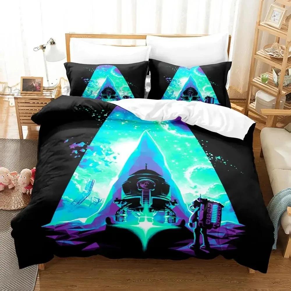 Astroneer Bedding Set Single Twin Full Queen King Size Bed Set Adult Kid Bedroom Duvet cover Sets 3D Print Game bed sheet set