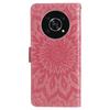 For Honor X30 5G/Honor Magic 4 Lite 5G/Honor X9 4G Leather Wallet Case Sunflower Imprinted Phone Cover