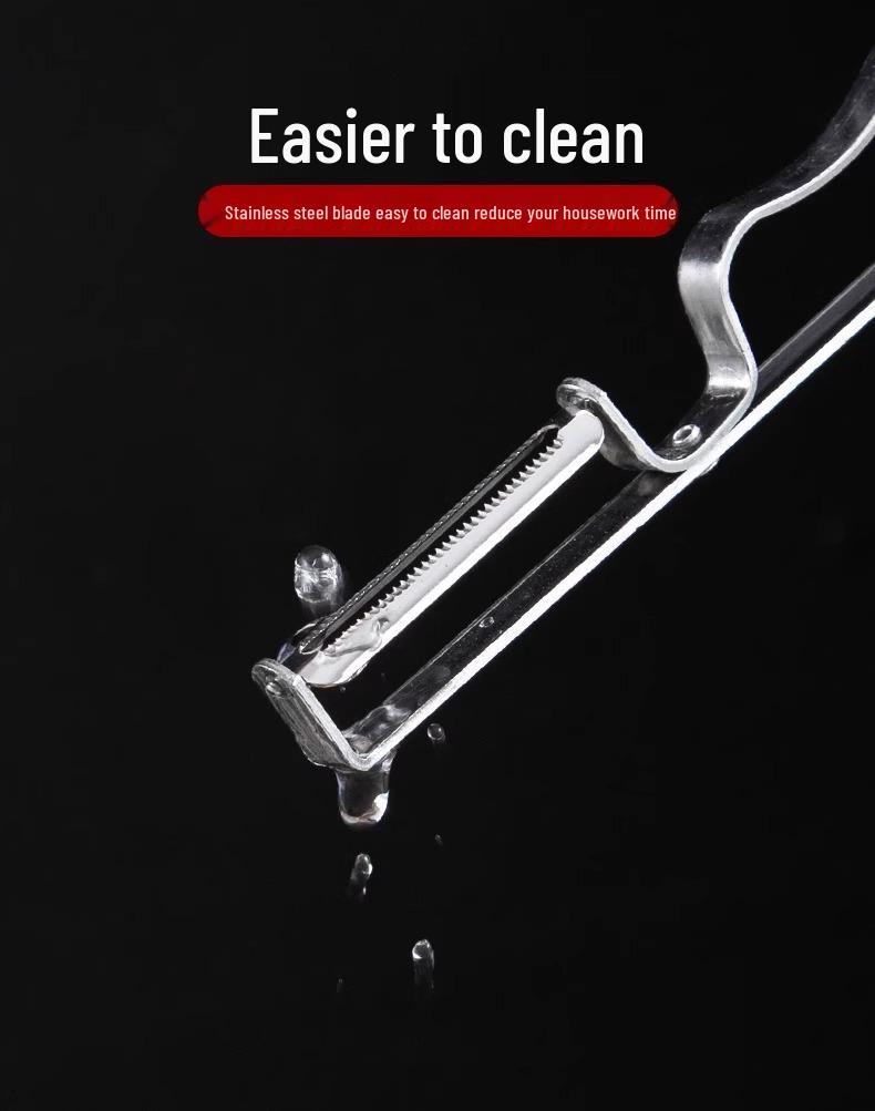 4-teiliges Edelstahl-Obst- und Kartoffelschäler-Set