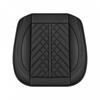 Front Car Seat Cover Cushion PU Leather Interior Accessories Black For 4 Seasons