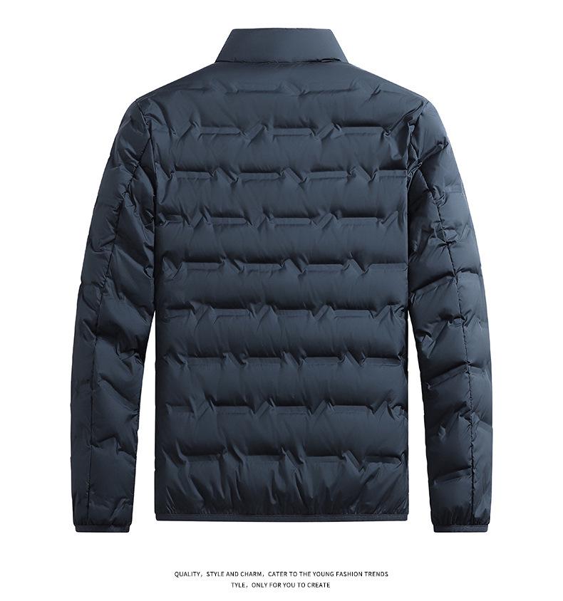 Men's Lightweight Graphene White Duck Down Winter Jacket - Warm, Casual, Outerwear