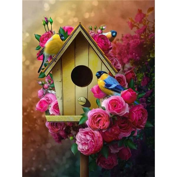 5D Diamond Rhinestones Paintings Bird Autumn Full Drill Diy Diamond Mosaic Embroidery Animals Cross Stitch Kit Hobby Home Decor