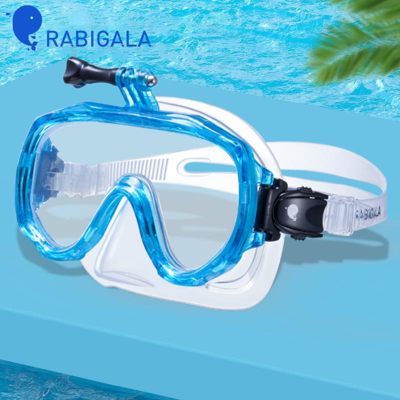 Óculos para Adultos Máscara de Snorkelling Suporte de Câmera Embutido Óculos de Mergulho