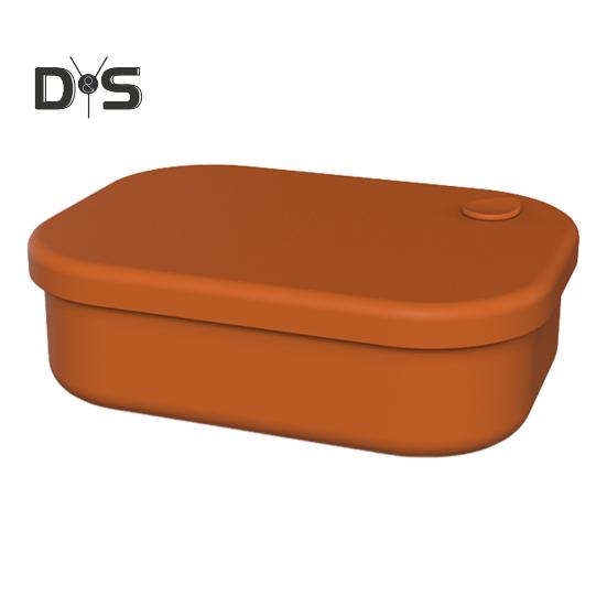 Silikonový obědový box s více přihrádkami odolný proti úniku BPA Nádoba na potraviny bez obsahu BPA Bezpečná mikrovlnná trouba/trouba/mrazák Bento box pro pracovní cesty piknik