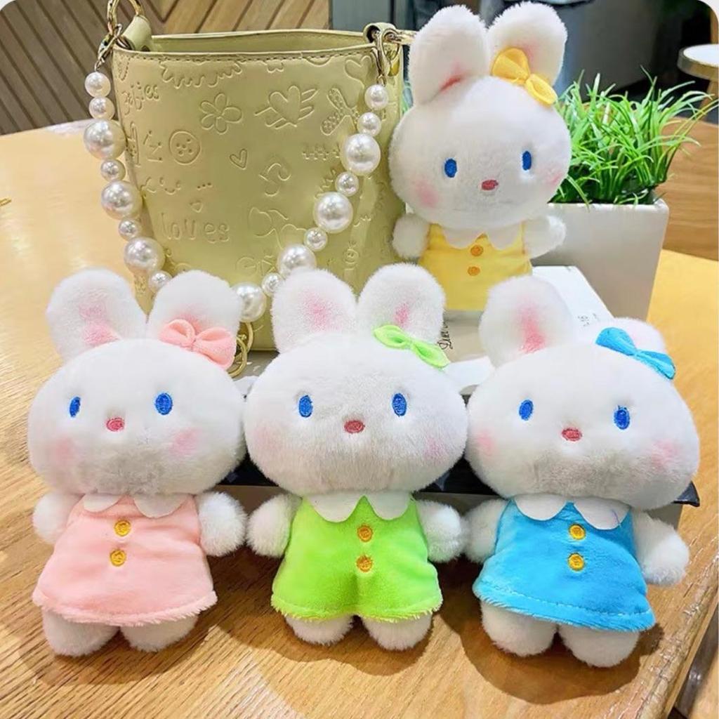 Mini Plush Toy Claw Machine Keychain Charms