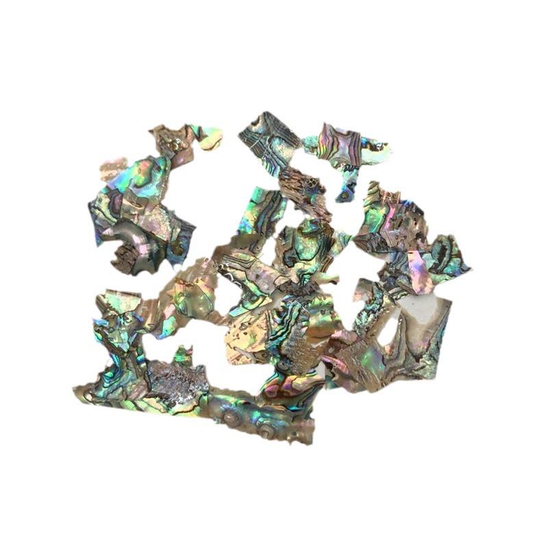Handmade Natural Abalone Shell Fragments for Jewelry and Nail Art Design