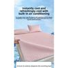 Ice Silk Cooling Mat, Bean Dot Breathable Summer Bed Sheet Style Cooling Mattress for Dorm Home