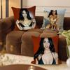 M-Megan D-Denise Fox Pillowcase Toon Gift Cushion Cover Bedroom Home Sofa Chair Seat Decor Pillow Case