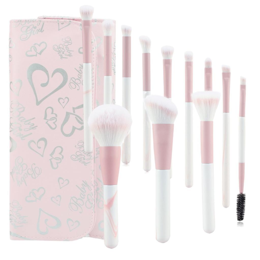 New 12 Clear Sky Makeup Brush Set Super Soft Beginner Full Set of Painting Makeup Beauty Tools